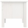 Mesa auxiliar de madera maciza de pino blanco 40x40x39 cm de vidaXL, Mesas auxiliares - Ref: Foro24-813786, Precio: 47,69 €, ...