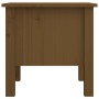 Mesa auxiliar de madera maciza de pino marrón miel 40x40x39 cm de vidaXL, Mesas auxiliares - Ref: Foro24-813790, Precio: 25,9...