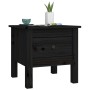 Mesa auxiliar de madera maciza de pino negro 40x40x39 cm de vidaXL, Mesas auxiliares - Ref: Foro24-813792, Precio: 30,18 €, D...