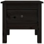 Mesa auxiliar de madera maciza de pino negro 40x40x39 cm de vidaXL, Mesas auxiliares - Ref: Foro24-813792, Precio: 30,18 €, D...