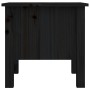 Mesa auxiliar de madera maciza de pino negro 40x40x39 cm de vidaXL, Mesas auxiliares - Ref: Foro24-813792, Precio: 30,18 €, D...