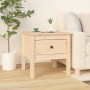 Side table 2 units of solid pine wood 50x50x49 cm by vidaXL, Side tables - Ref: Foro24-813795, Price: 60,42 €, Discount: %