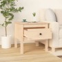 Side table 2 units of solid pine wood 50x50x49 cm by vidaXL, Side tables - Ref: Foro24-813795, Price: 60,42 €, Discount: %