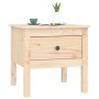 Side table 2 units of solid pine wood 50x50x49 cm by vidaXL, Side tables - Ref: Foro24-813795, Price: 60,42 €, Discount: %