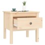 Side table 2 units of solid pine wood 50x50x49 cm by vidaXL, Side tables - Ref: Foro24-813795, Price: 60,42 €, Discount: %