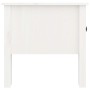 Solid white pine wood side table 50x50x49 cm by vidaXL, Side tables - Ref: Foro24-813796, Price: 41,41 €, Discount: %