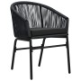 Garden chairs 2 units black synthetic rattan by vidaXL, Garden chairs - Ref: Foro24-48135, Price: 215,55 €, Discount: %