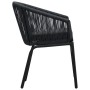 Garden chairs 2 units black synthetic rattan by vidaXL, Garden chairs - Ref: Foro24-48135, Price: 215,55 €, Discount: %