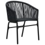 Garden chairs 2 units black synthetic rattan by vidaXL, Garden chairs - Ref: Foro24-48135, Price: 215,55 €, Discount: %