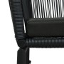 Garden chairs 2 units black synthetic rattan by vidaXL, Garden chairs - Ref: Foro24-48135, Price: 215,55 €, Discount: %