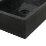 Lavabo de mármol negro con brillo 45x30x12 cm de vidaXL, Lavabos - Ref: Foro24-142772, Precio: 108,85 €, Descuento: %