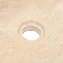 Lavabo de mármol crema con brillo 45x30x12 cm de vidaXL, Lavabos - Ref: Foro24-142773, Precio: 124,94 €, Descuento: %