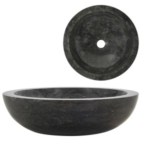 Sink 40x12 cm black marble by vidaXL, Sinks - Ref: Foro24-142774, Price: 100,99 €, Discount: %