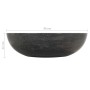 Lavabo 40x12 cm mármol negro de vidaXL, Lavabos - Ref: Foro24-142774, Precio: 100,97 €, Descuento: %