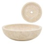 Sink 40x12 cm cream-colored marble by vidaXL, Sinks - Ref: Foro24-142775, Price: 131,26 €, Discount: %