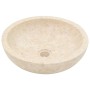 Sink 40x12 cm cream-colored marble by vidaXL, Sinks - Ref: Foro24-142775, Price: 131,26 €, Discount: %