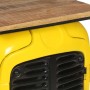 Tractor-shaped bottle rack in yellow mango wood 49x31x172 cm by vidaXL, Wine racks - Ref: Foro24-320488, Price: 356,51 €, Dis...