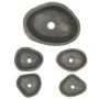 Oval river stone washbasin 29-38 cm by vidaXL, Sinks - Ref: Foro24-146212, Price: 86,99 €, Discount: %