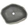 Lavabo ovalado piedra de río (45-53)x(34-41) cm de vidaXL, Lavabos - Ref: Foro24-146214, Precio: 119,92 €, Descuento: %