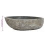 Lavabo ovalado piedra de río (45-53)x(34-41) cm de vidaXL, Lavabos - Ref: Foro24-146214, Precio: 119,92 €, Descuento: %