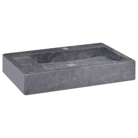 Black marble sink 58x39x10 cm by vidaXL, Sinks - Ref: Foro24-149160, Price: 165,99 €, Discount: %