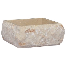 Cream marble sink 30x30x13 cm by vidaXL, Sinks - Ref: Foro24-149174, Price: 137,72 €, Discount: %