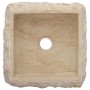 Cream marble sink 30x30x13 cm by vidaXL, Sinks - Ref: Foro24-149174, Price: 132,41 €, Discount: %