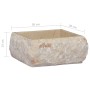 Cream marble sink 30x30x13 cm by vidaXL, Sinks - Ref: Foro24-149174, Price: 132,41 €, Discount: %