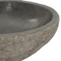 Lavabo de piedra de río ovalada 29-38 cm de vidaXL, Lavabos - Ref: Foro24-242666, Precio: 89,70 €, Descuento: %