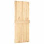 Puerta corredera con herrajes madera maciza de pino 85x210 cm de vidaXL, Puertas - Ref: Foro24-3203232, Precio: 171,20 €, Des...