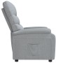 Sillón reclinable de tela gris claro de vidaXL, Sillones - Ref: Foro24-321216, Precio: 209,98 €, Descuento: %