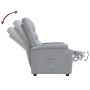 Sillón reclinable de tela gris claro de vidaXL, Sillones - Ref: Foro24-321216, Precio: 209,98 €, Descuento: %