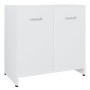 Armario de baño madera contrachapada blanco 60x33x61 cm de vidaXL, Muebles de baño - Ref: Foro24-802570, Precio: 46,89 €, Des...