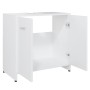 Armario de baño madera contrachapada blanco 60x33x61 cm de vidaXL, Muebles de baño - Ref: Foro24-802570, Precio: 46,89 €, Des...