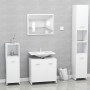 Armario de baño madera contrachapada blanco 60x33x61 cm de vidaXL, Muebles de baño - Ref: Foro24-802570, Precio: 46,89 €, Des...