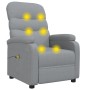 Light gray fabric massage chair by vidaXL, Electric massage chairs - Ref: Foro24-321226, Price: 237,51 €, Discount: %