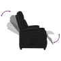 Sillón reclinable de cuero sintético negro de vidaXL, Sillones - Ref: Foro24-321304, Precio: 242,85 €, Descuento: %