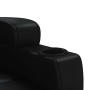 Sillón reclinable de cuero sintético negro de vidaXL, Sillones - Ref: Foro24-321304, Precio: 242,85 €, Descuento: %