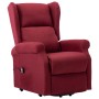 Sillón elevable tela rojo tinto de vidaXL, Sillones - Ref: Foro24-289733, Precio: 381,27 €, Descuento: %