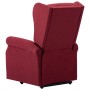 Sillón elevable tela rojo tinto de vidaXL, Sillones - Ref: Foro24-289733, Precio: 381,27 €, Descuento: %