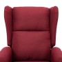 Sillón elevable tela rojo tinto de vidaXL, Sillones - Ref: Foro24-289733, Precio: 381,27 €, Descuento: %