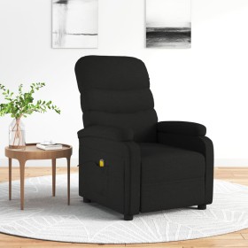 Sillón de masaje de tela negro de vidaXL, Sillones de masaje eléctricos - Ref: Foro24-321228, Precio: 242,99 €, Descuento: %