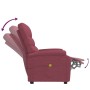 Sillón de masaje de tela rojo tinto de vidaXL, Sillones de masaje eléctricos - Ref: Foro24-321229, Precio: 227,67 €, Descuent...