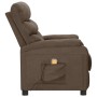 Brown fabric electric massage chair by vidaXL, Electric massage chairs - Ref: Foro24-321230, Price: 181,99 €, Discount: %