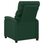 Sillón de masaje de tela verde oscuro de vidaXL, Sillones de masaje eléctricos - Ref: Foro24-321232, Precio: 238,94 €, Descue...