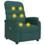 Sillón de masaje de tela verde oscuro de vidaXL, Sillones de masaje eléctricos - Ref: Foro24-321232, Precio: 238,94 €, Descue...