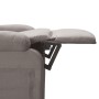 Taupe gray fabric reclining massage chair by vidaXL, Electric massage chairs - Ref: Foro24-321234, Price: 223,99 €, Discount: %