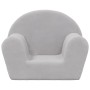 Hellgraues Kindersofa aus weichem Plüsch von vidaXL, Baby- und Kleinkindmöbel - Ref: Foro24-341762, Preis: 28,99 €, Rabatt: %