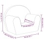 Anthrazitgraues weiches Plüsch-Kindersofa von vidaXL, Baby- und Kleinkindmöbel - Ref: Foro24-341763, Preis: 36,99 €, Rabatt: %