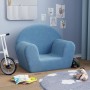 Blaues weiches Plüsch-Kindersofa von vidaXL, Baby- und Kleinkindmöbel - Ref: Foro24-341765, Preis: 26,35 €, Rabatt: %